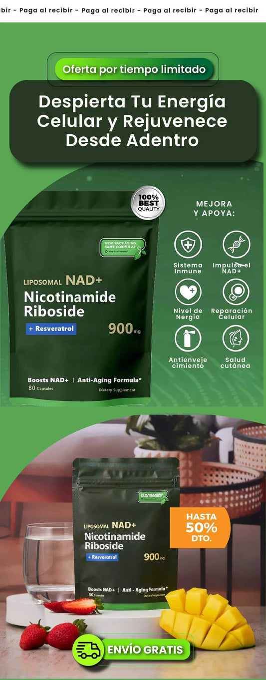 ¡El MEJOR suplemento ANTIENVEJECMIENTO!: NAD+ LIPOSOMAL