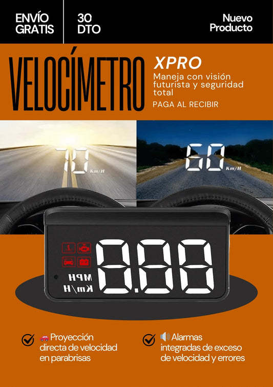Velocímetro XPRO con Función  HUD 30% DTO + Envío Gratis
