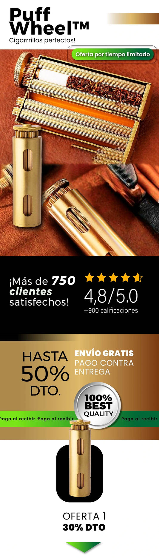 PuffWheel: cigarrillos perfectos 🚬 Añade un gran toque de elegancia a tu experiencia